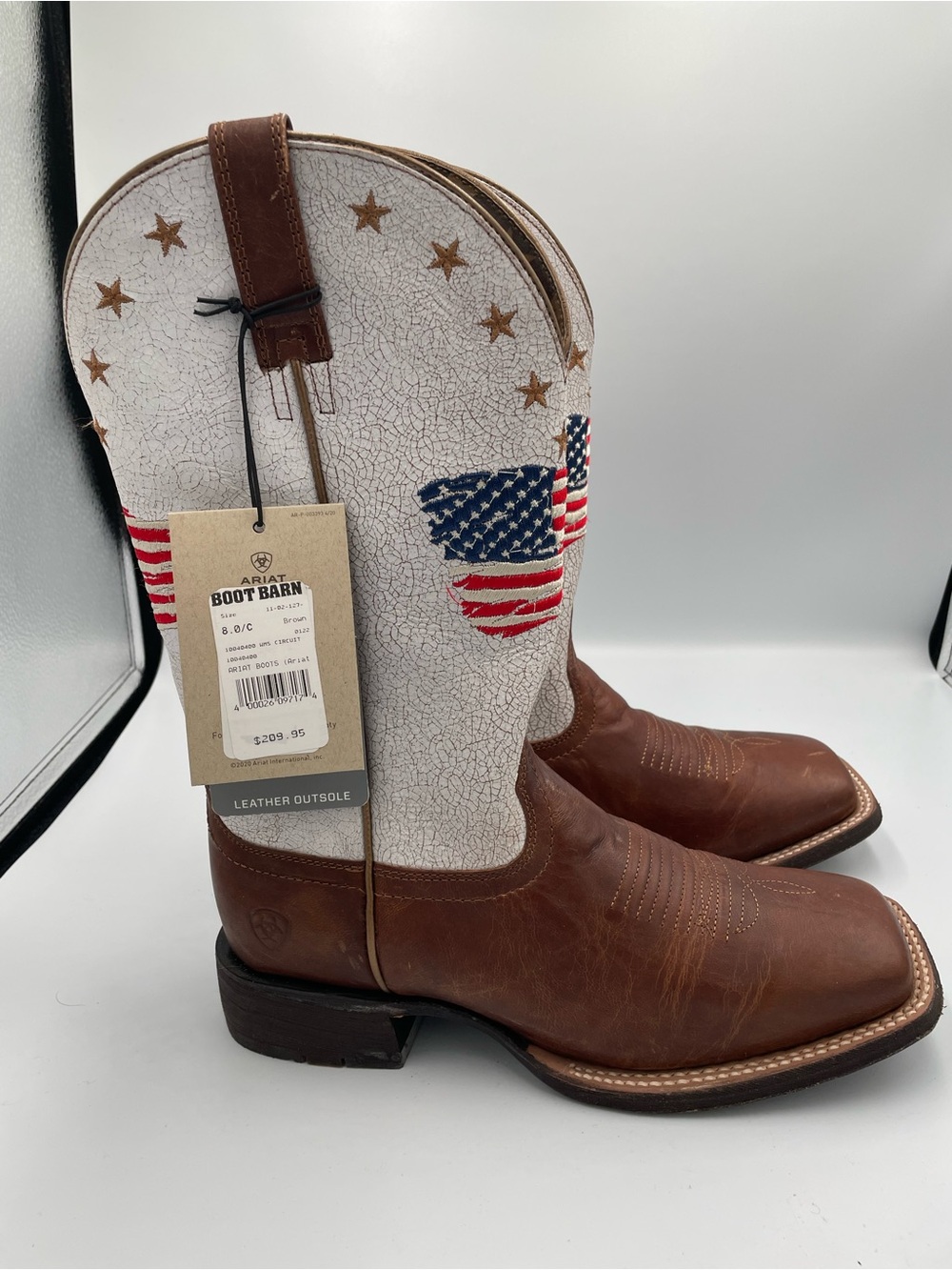 NWT Women's Ariat Patriot Circuit Boots Size 8 C